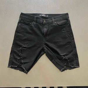 Black Hollister Jean Shorts size 30 waist